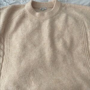 Madewell Cream Crew Neck Sweater